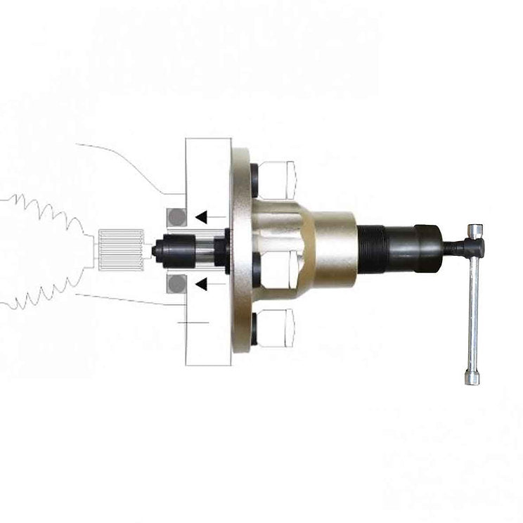 Hydraulic Ram Drive-Shaft Pusher Master Kit Dual Use Design - PKTool