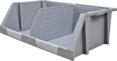 Jumbo Interlocking Storage Bin, Removeable Centre Divider - PKTool
