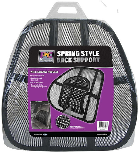 Spring Style Back Support with Massage Nodules - PC Procovers | Universal Auto Spares