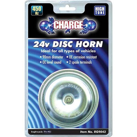 Horn 430Hz Disc 24V - Charge | Universal Auto Spares
