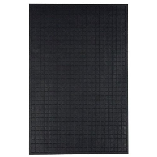 Medium Black Rectangular Rubber Mat 59 X 39cm - PC Procovers