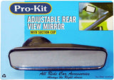 Mirror 1 Piece Rear View Adjustable With Suction Cup - Pro-Kit | Universal Auto Spares