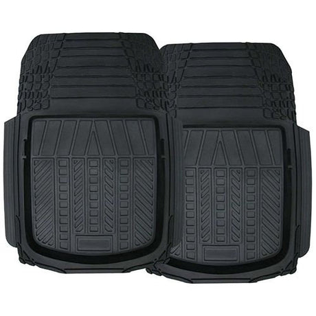 Mat Set 2 Piece Deep Dish Front Black - PC Procovers