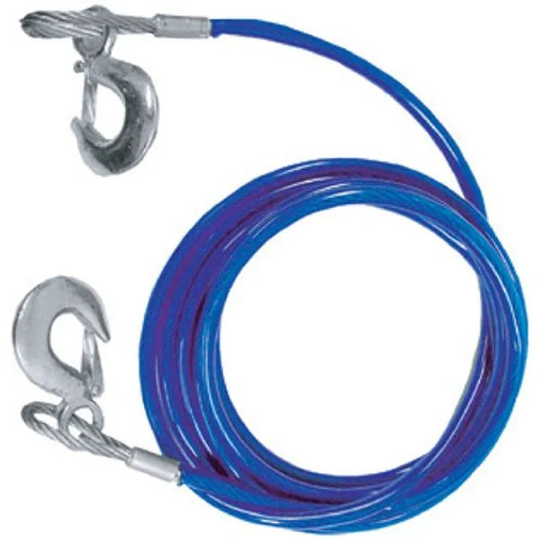 Tow Rope 5 Meters 3 Tons Steel, Super Heavy Duty - LoadMaster