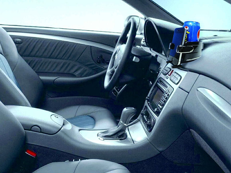 Clip-On Air Vent Drink Holder With Phone Holder - Prokit