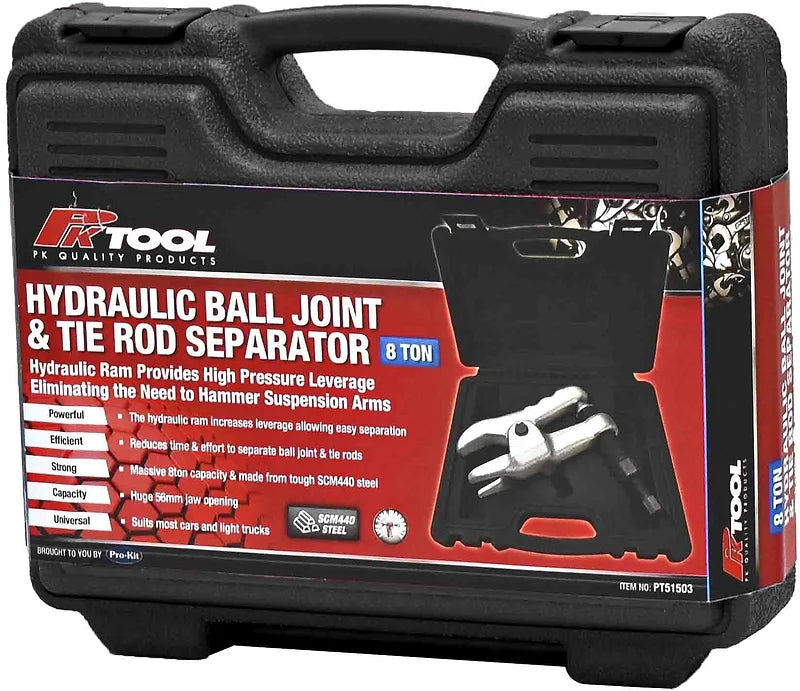 Hydraulic Ball Joint & Tie Rod Separator High-Pressure Leverage - PKTool