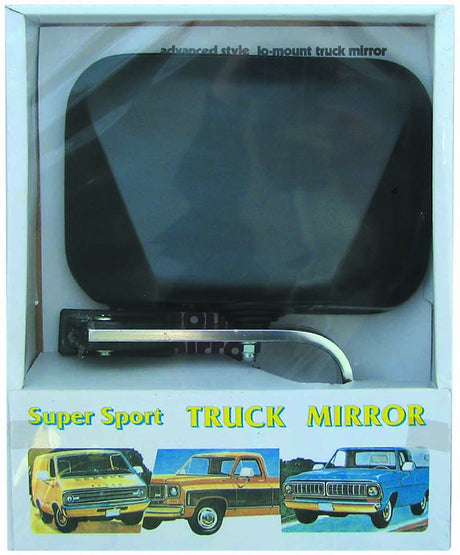 Mirror 1 Piece 160 x 238mm (6-3/8" x 9-3/8") Universal Truck Low-Mount - Pro-Kit