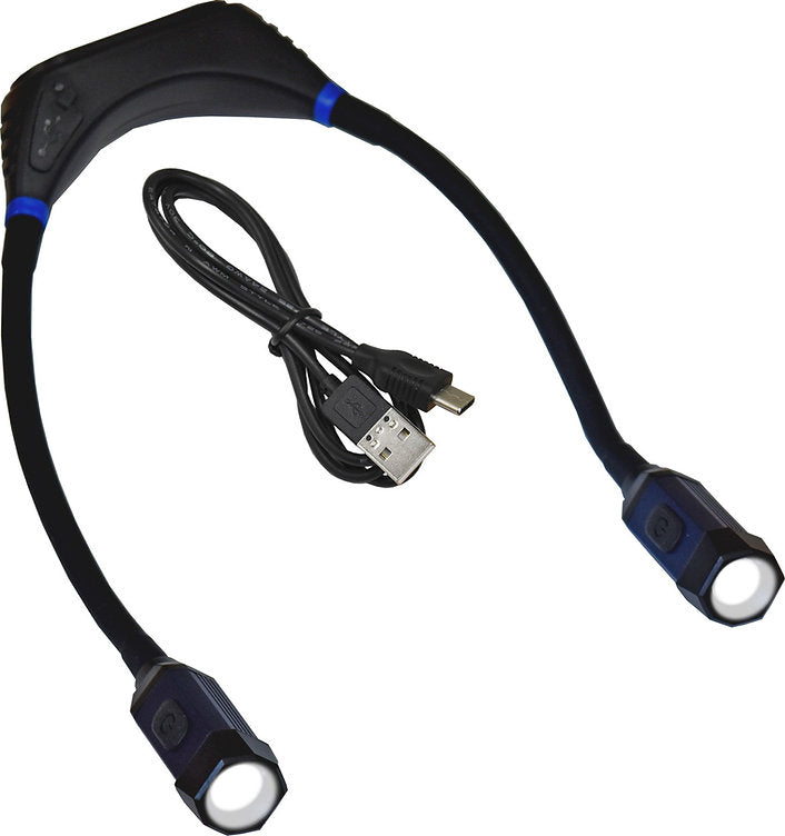 Rechargeable Hands Free Dimmable Neck Light Lightweight & Comfortable - Motolite
