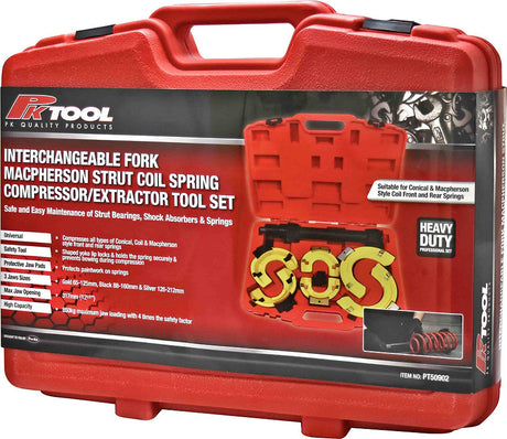 Coil Spring Compressor Tool Set Max Jaw Opening 317mm - PKTool