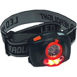 Torch Head Lamp 1 Led With Auto On/Off, 2 Led Warning Lights - Motolite