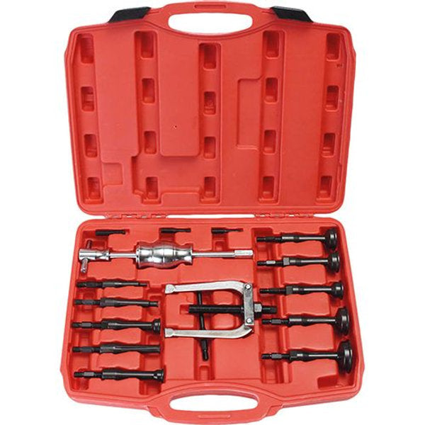 Puller Set 16 Piece Inner Bearing With Slide Hammer & Adaptors - PKTool