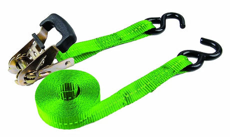 Tie Down Set 4 Pieces Ratchet Reflective Strap Moulded Handles 27mm - LoadMaster