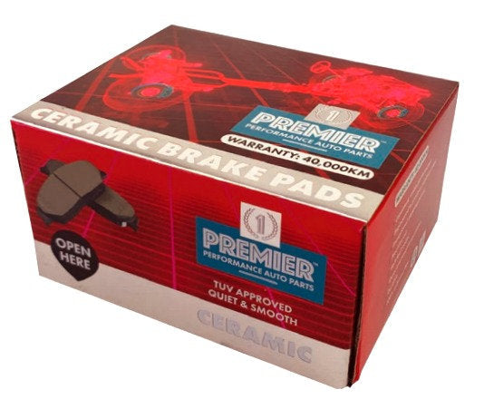 Front Ceramic Brake Pads CP1491 (DB1491) - Premier Performance Auto Parts