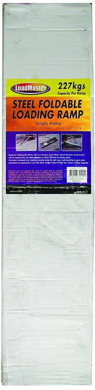 Ramp Steel Folding Ramp 1 Piece, Full Width Non-Slip Surface Plate - LoadMaster