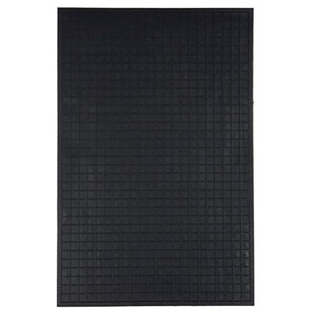 Large Black Rectangular Rubber Mat 64 X 49cm - PC Procovers