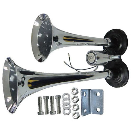 Horn 24V Twin Trumpet Truck Style - Charge