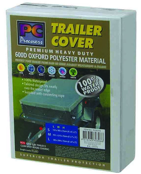 Trailer Cover 600d Polyester 122 X 183 X 8cm - PC Procovers | Universal Auto Spares