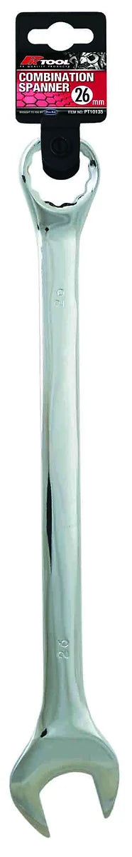 Metric CR-V 20mm - 32mm Combination Spanner Smooth Satin Finish - PKTool 26mm