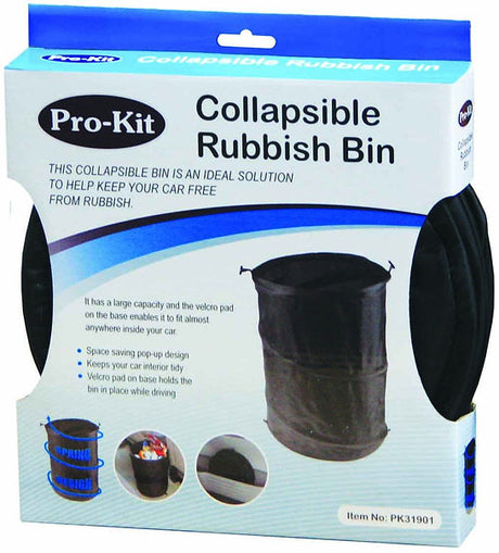 Large Collapsible Rubbish Bin - Pro-Kit