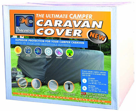 Caravan Cover - Camper X Large Fits Overall Length - PC Procovers | Universal Auto Spares