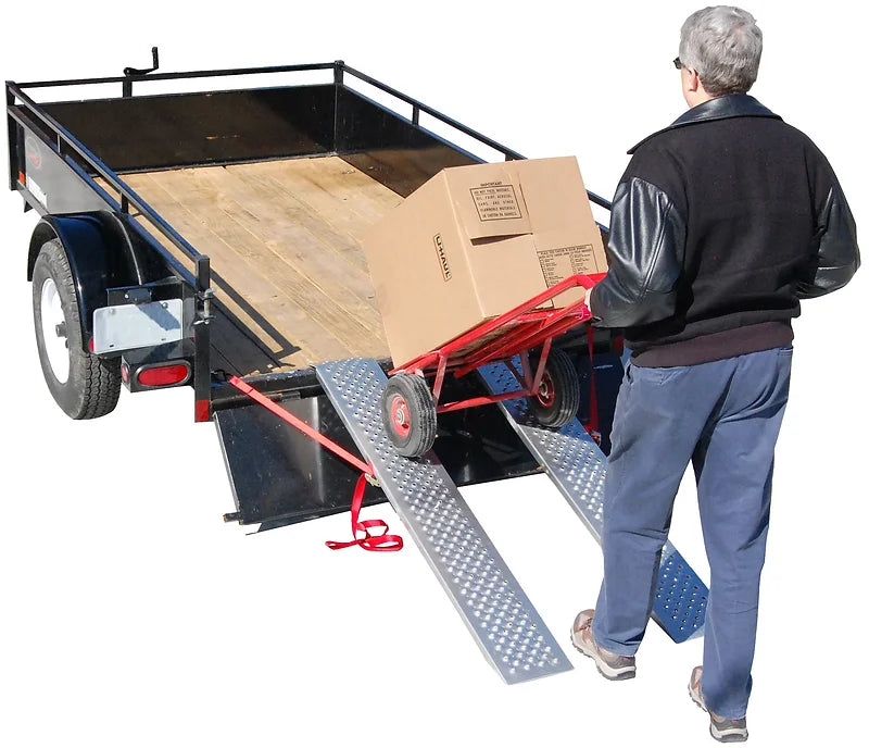 Ramp 2 Pieces Flat Tread Loading Aluminium - LoadMaster