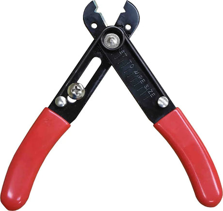 Mini Wire 130mm Stripping & Cutting Pliers With Lockable Wire Thickness Adjuster