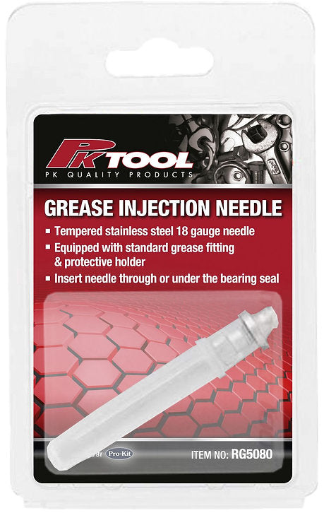 Grease Injector Needle Nipple Attaches To Grease Gun Jaws - PKTool