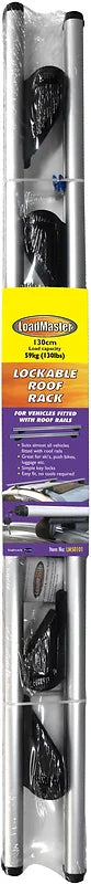 Roof Rack Lockable Vehicles Equipped Side Rails 130cm X 13mm 60kg - LoadMaster | Universal Auto Spares