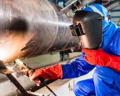 Split Leather Welding Gloves Protection From Burns & Heat - PKTool