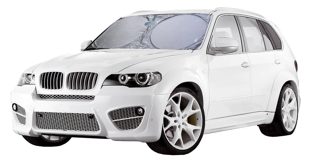 Jumbo Front Twist Sun Shade For Large Cars 144cm x 66cm - PC Procovers