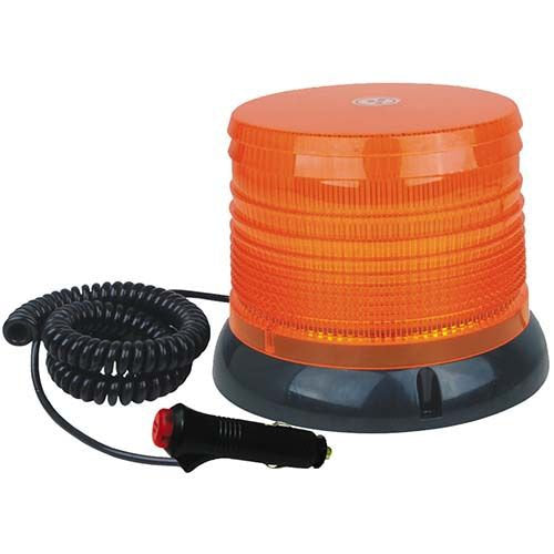 Revolving/Strobe Light 80 Led Amber With Magnetic Base - Motolite
