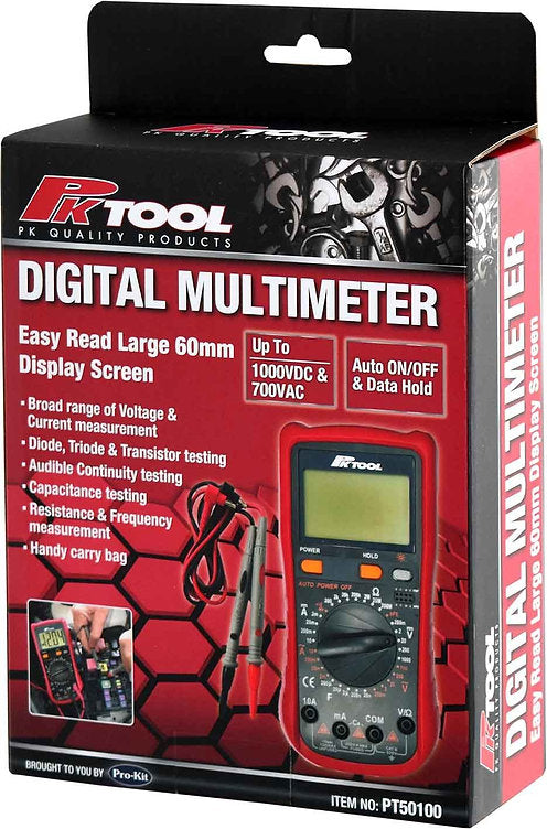 Digital Multimeter 1000VDC & 700VAC - PKTools