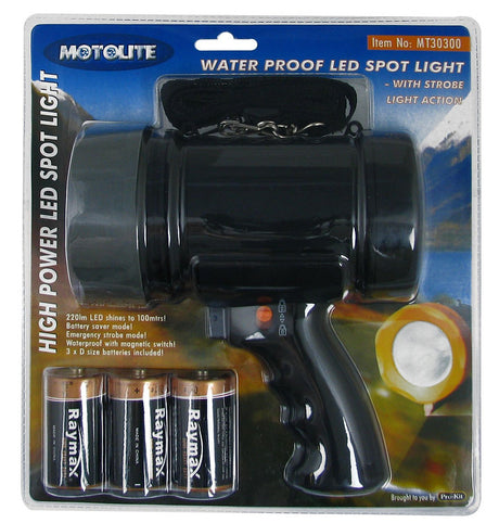 Waterproof High Power Led Spot Light 200 Lumen CREE LED - Motolite | Universal Auto Spares