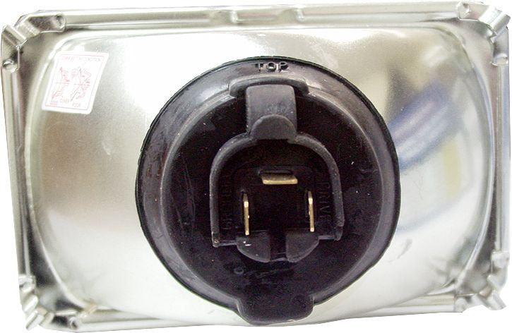 Semi Sealed Beam 5″ Square Small High/low H4 3 Pin - Motolite