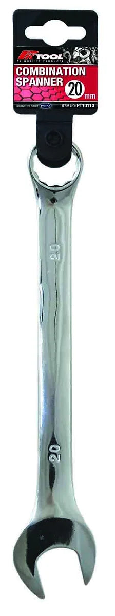 Metric CR-V 20mm - 32mm Combination Spanner Smooth Satin Finish - PKTool 20mm