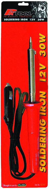 Soldering Iron 12V 30W 1 Meter Cord 240V Power - PKTool