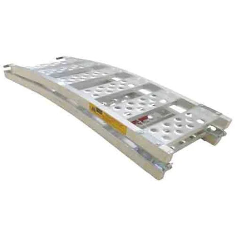Folding Ramp Dual 340kg Curved Aluminium 1 Piece - LoadMaster | Universal Auto Spares