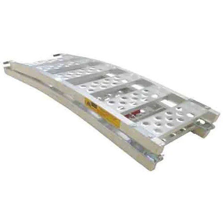 Folding Ramp Dual 340kg Curved Aluminium 1 Piece - LoadMaster