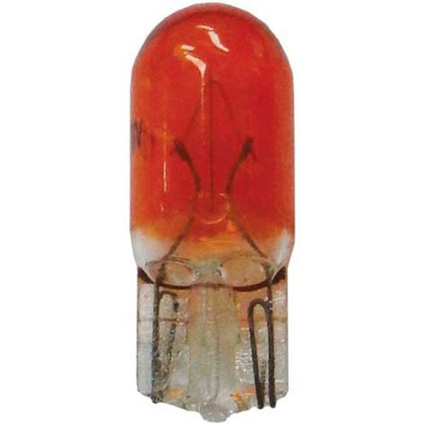 Globe Amber 10 Piece Wedge 5W 12V W2.1 X 9.5D - Motolite