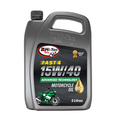 Fast 4 15W/40 SN/MA - Hi-Tec Oils 4 X 5 Litre (Carton Only)