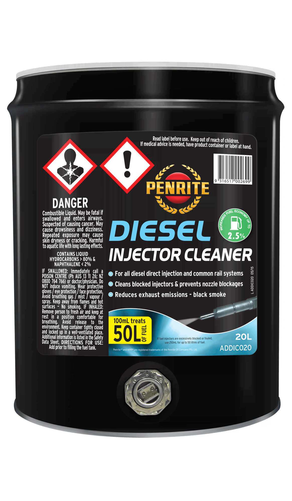 Diesel Injector Cleaner - Penrite 20L