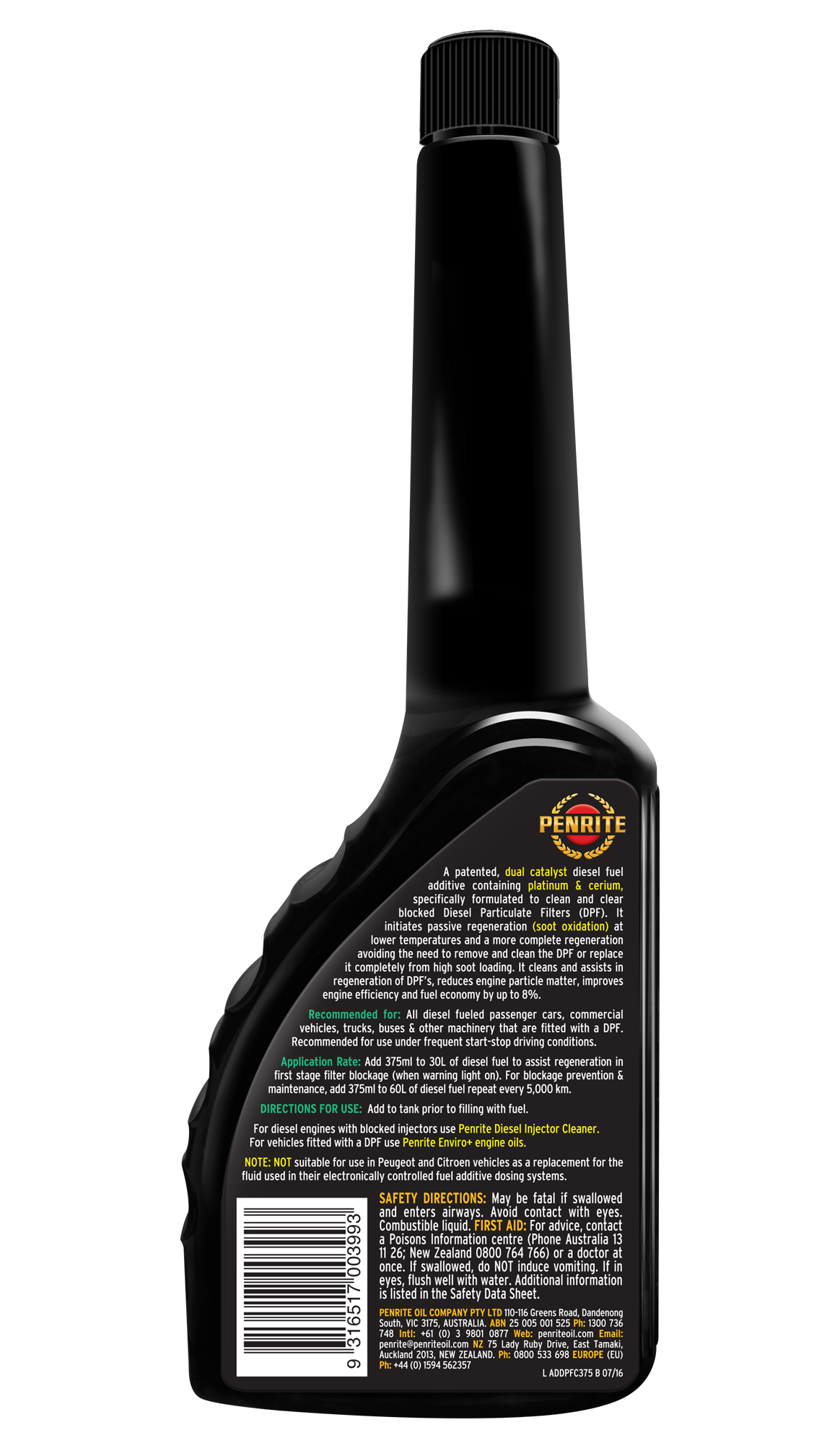 Enviro+ DPF Cleaner 375ml - Penrite