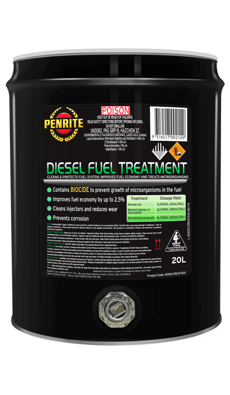 Diesel Biocide Fuel Treatment - Penrite 20L
