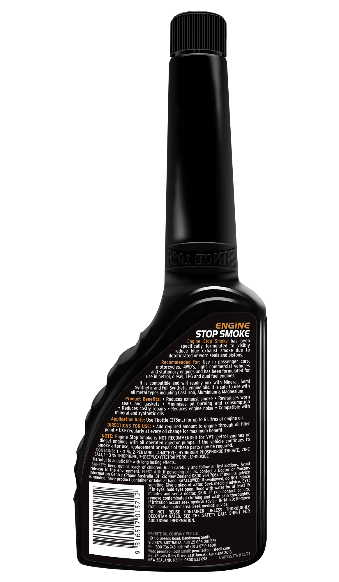 Engine Stop Smoke 375mL - Penrite