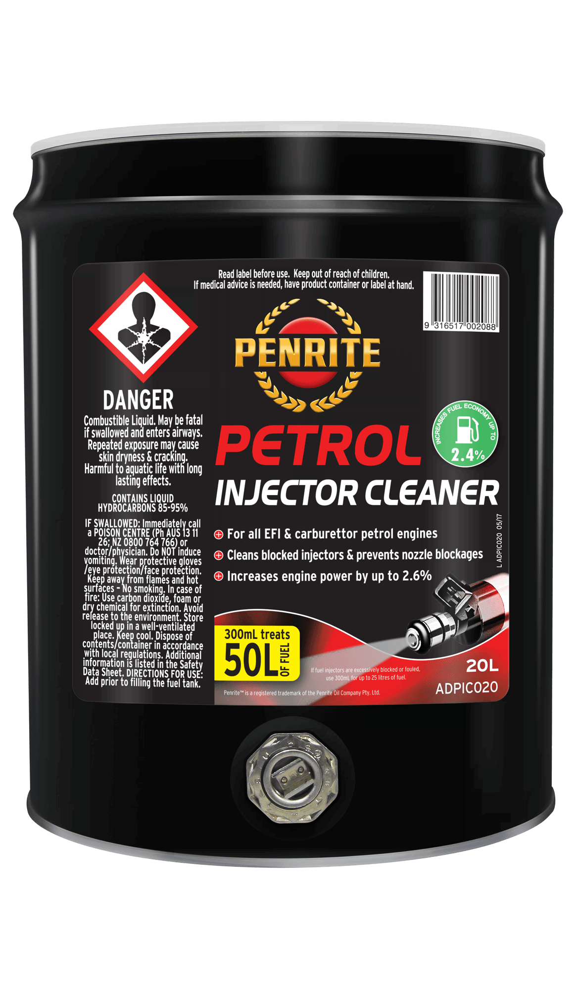 Petrol Injector Cleaner - Penrite 20L