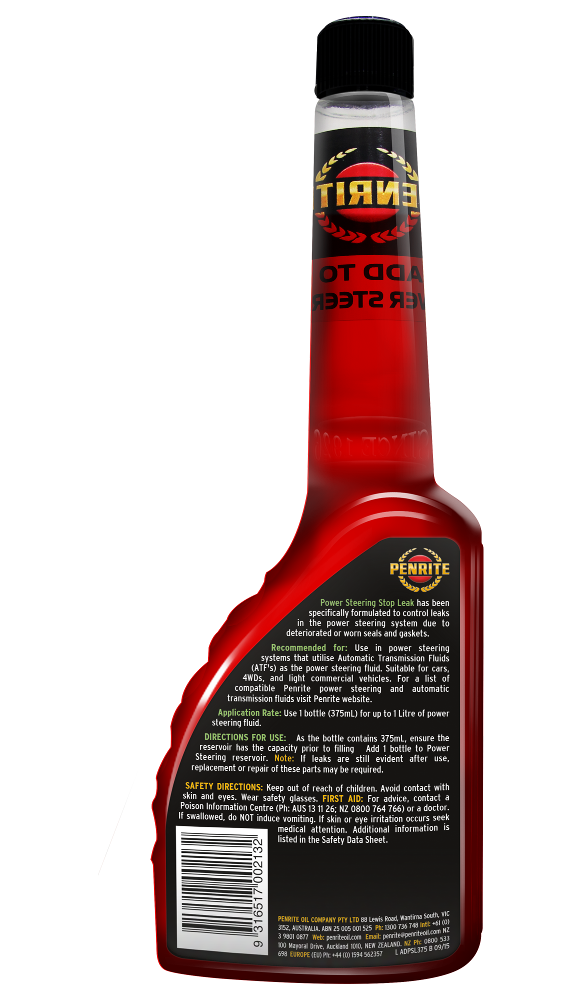 Power Steering Stop Leak 375ml - Penrite