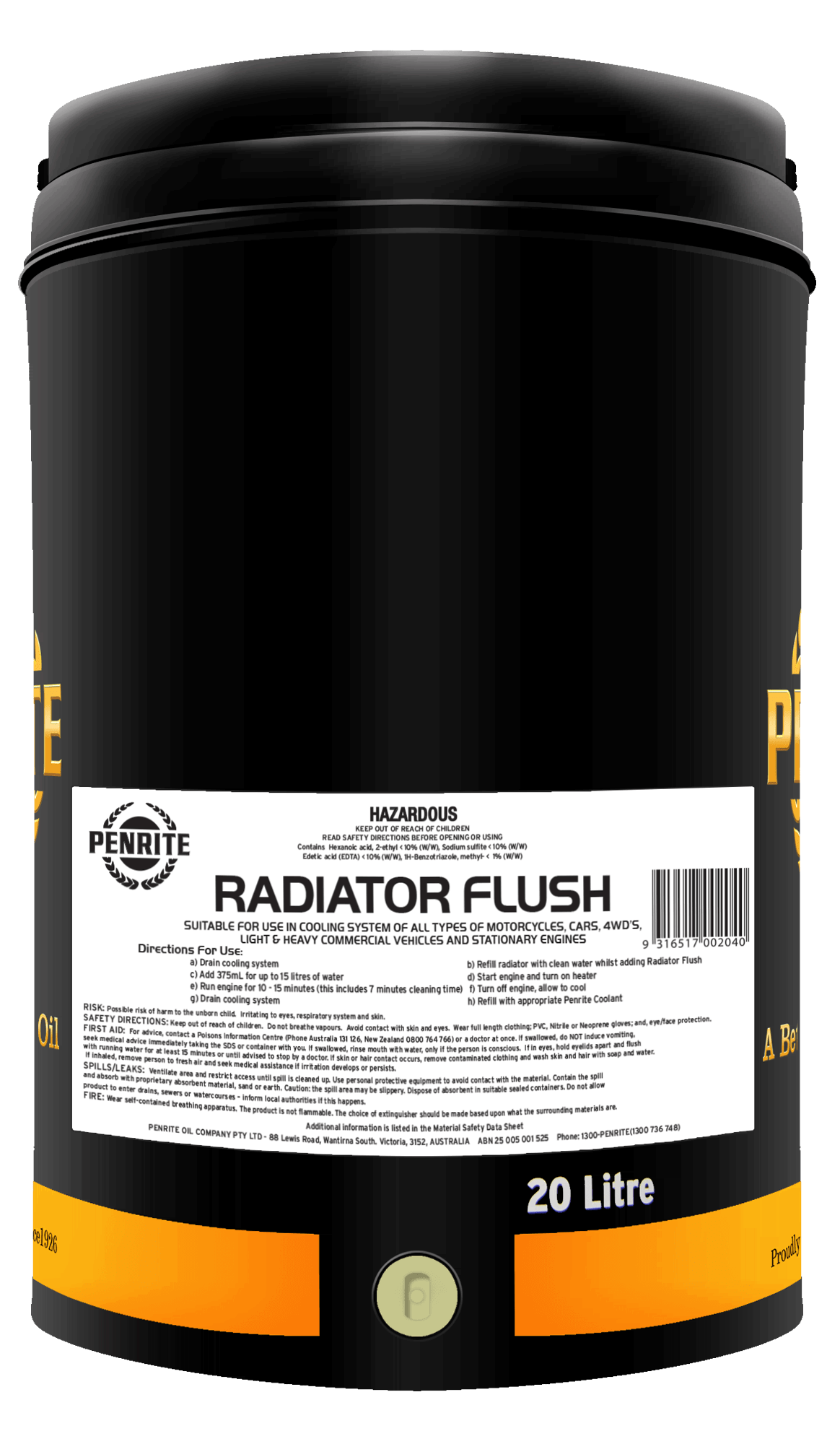 Radiator Flush - Penrite 20L