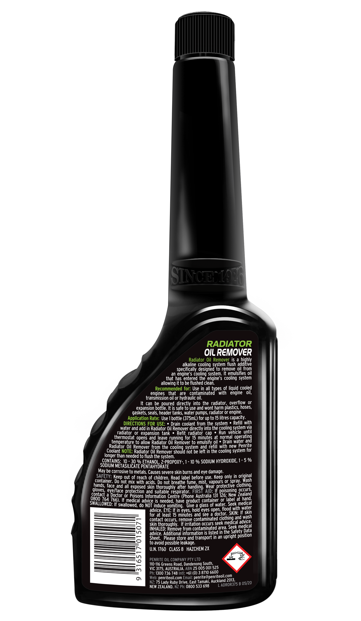 Radiator Oil Remover 375ml - Penrite