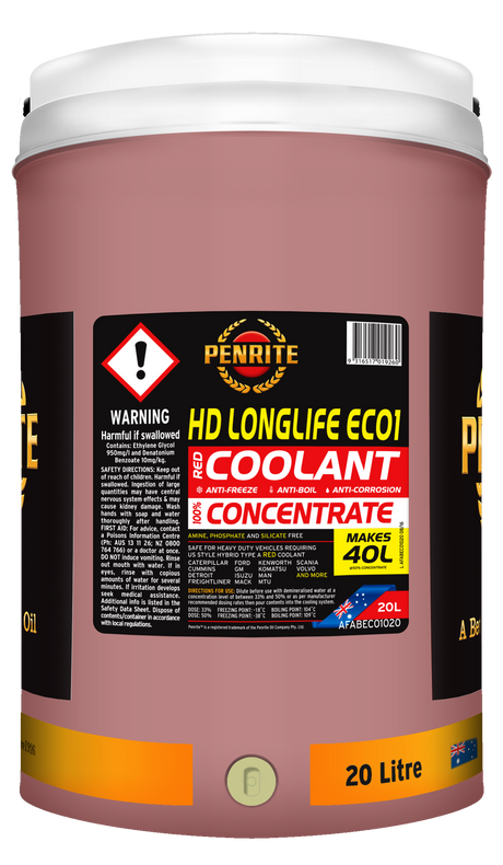 HD Longlife EC01 Concentrate 20L - Penrite | Universal Auto Spares