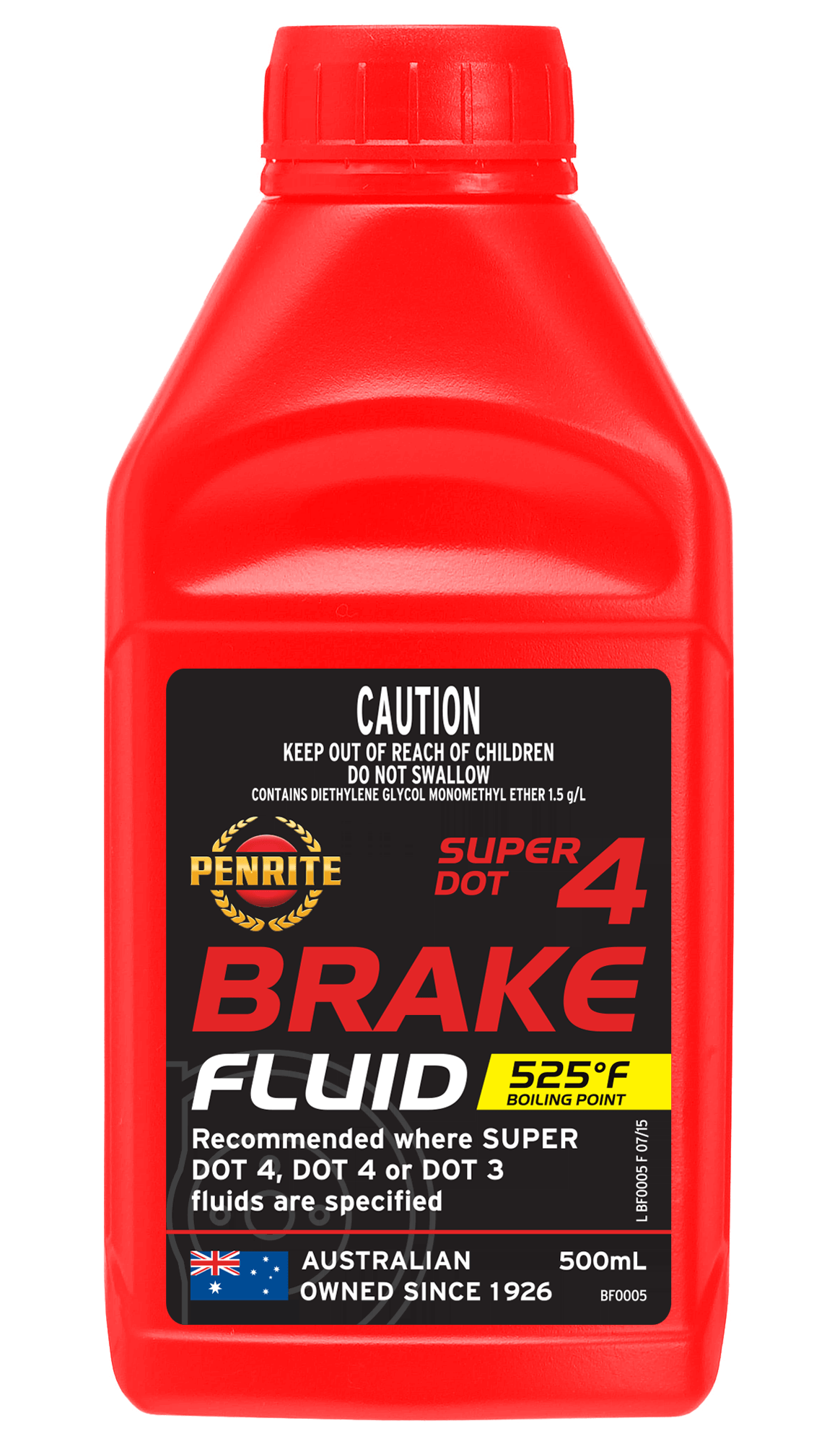 Super DOT 4 Brake Fluid - Penrite 4L